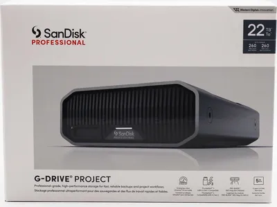 Produktbild von SanDisk Professional G-DRIVE Project 22TB externe HDD Festplatte, Thunderbolt 3