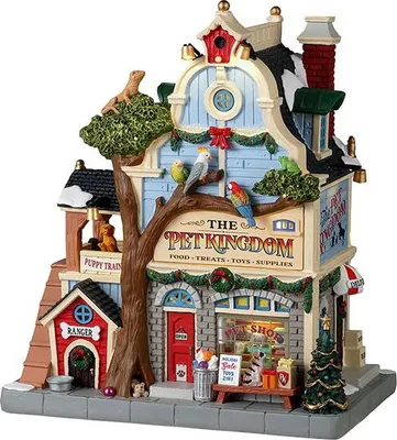 Produktbild von LEMAX Weihnachtshäuschen Miniatur-Dekoration für die Weihnachtszeit 16x24x27 cm