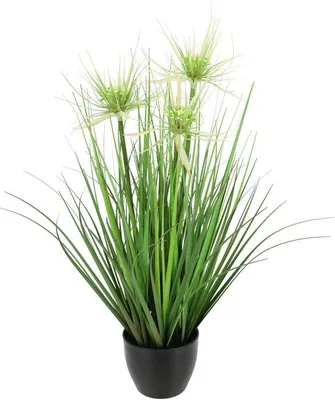 Zdjęcie produktu dla Sztuczna trawa krzewiasta, zielona, 52 cm