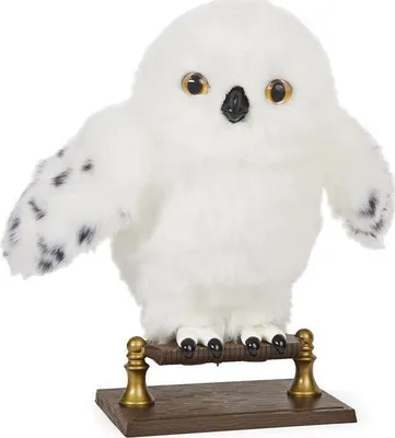 Image de Peluche Interactive Hedwige Harry Potter, Chouette Enchantée, 15 Effets Sonores, 30cm, Dès 5 Ans