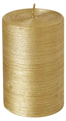 Produktbild von Stumpenkerze "Glory" Gold 100/68 mm