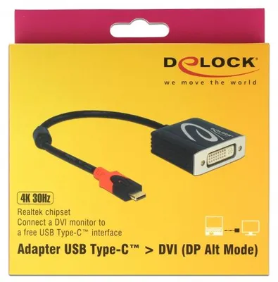 Image de DELOCK Adapter USB/C St -> DVI Bu 4K 60Hz