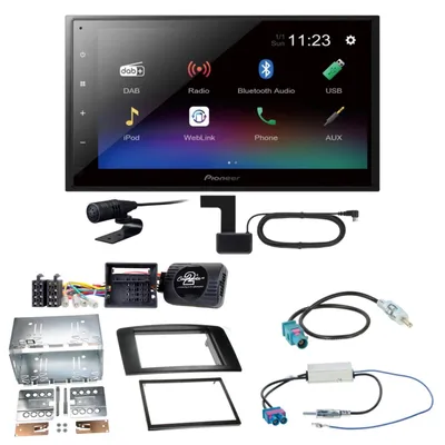 Produktbild von Pioneer DMH-A340DAB USB MP3 DAB+ Moniceiver FLAC Einbauset für Mercedes ML W164