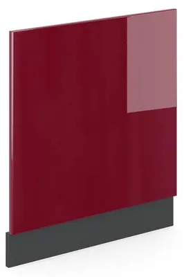 Productafbeelding van Voorpaneel Vicco R-Line, rood, 60 cm. Zonder werkblad. Model 41249