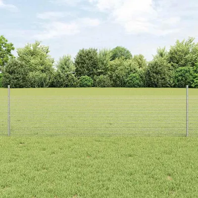 Image de Clôture en fil soudé avec poteau 25 x 0,5 m (L x H)