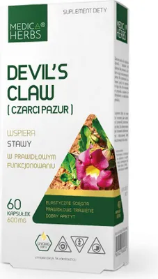 Productafbeelding van Medica Herbs Duivelsklauw, 60 capsules