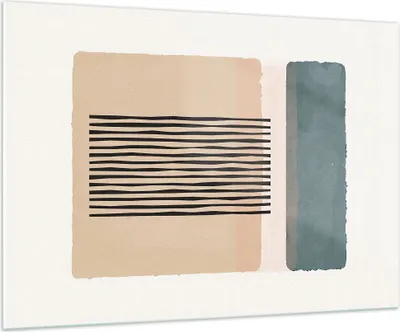 Produktbild von Bilder auf glas - Einteilig - Abstraktion Grafik Linien - 100x70cm - Glasbilder - Wandbilder - Bilder - Wanddekoration aus Glas - Glas Bilder - Wandbild auf Glas - GAA100x70-5034
