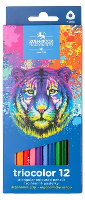 Obrázok produktu pre Triocolor Tiger Crayons 12 farieb