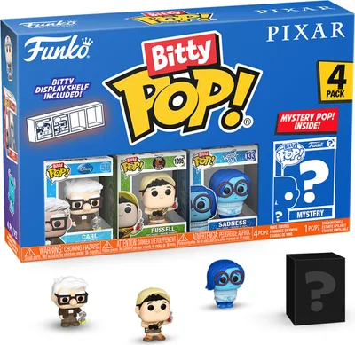 Produktbild von Pixar - Carl Russel Sadness Bitty Pop! Funko
