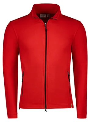 Produktbild von HAKRO Fleecejacke ECO 846 rot