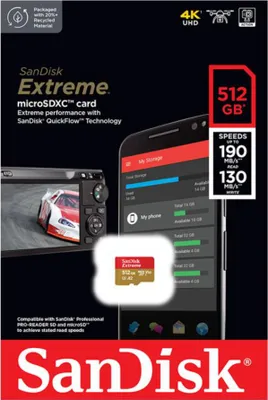 Image de SanDisk Extreme 4K microSD 512 Go