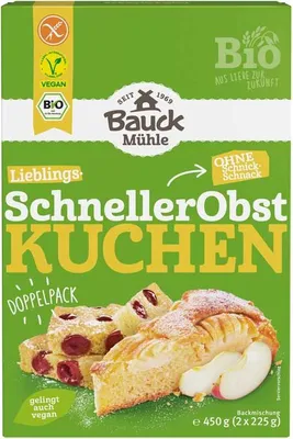 Produktbild von Bauck Mühle Schneller Obstkuchen  450g