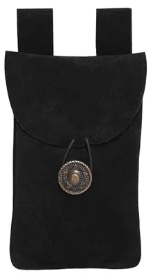 Produktbild von Wildleder Gürteltasche für Larp Schwarz