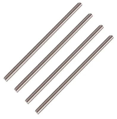 Zdjęcie produktu dla Pręt stalowy okrągły, średnica 1 mm - do tokarki - trwały i wszechstronny - długość 100 mm - do majsterkowania i rękodzieła - 40 sztuk - nadaje się do użytku w maszynach
