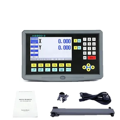 Obrázek produktu pro Sada LCD DRO, vícejazyčná podpora, vysoké přesné rozlišení, HS800-2 LCD DRO