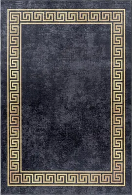 Produktbild von Waschbarer Teppich FIESTA Schwarz 160 cm x 230 cm