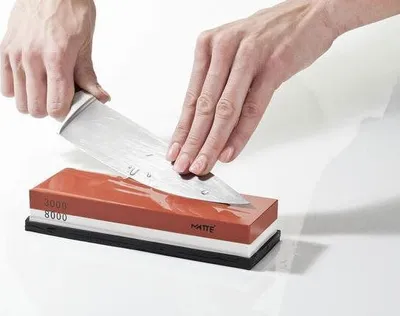 Produktbild von Schleifstein für feinen und sehr feinen Schliff, Körnung 3000/8000, 18 x 6 cm