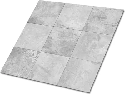 Obrázek produktu pro Betonový Patchwork. – Samolepicí Dlaždice – PVC Obklady – Vinylové Obklady – 3D Samolepicí Panely – Obklady do Kuchyně a Koupelny – Nálepky na Dlaždice – 9 kusů 30x30 cm