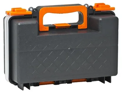 Image de organisateur de boîte à outils 28 x 12 x 21 cm noir