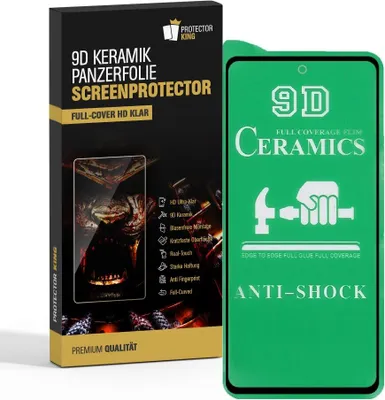 Produktbild von 4x 9D Keramik für Samsung Galaxy A51 FULL-COVER Panzerfolie Displayschutz Panzerschutz Schutzfolie Displayfolie Folie ANTI-SHOK ANTI-BRUCH-ANTI-STOß