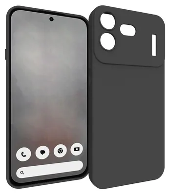 Produktbild von Handyhülle für Nothing Phone 4b Silikon TPU Dünn Stoßfest Flexibel Schwarz