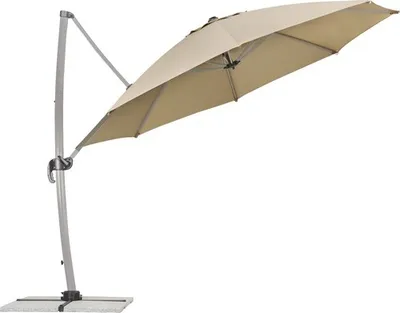 Produktbild von Schneider Sonnenschirm RHODOS rondo 350/8 sand, inkl. Plattenständer, ohne Platten 792-16