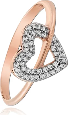 Image de Balia anneau 58 18,5 or 333 blanc, rose femmes bijoux BGR019R58