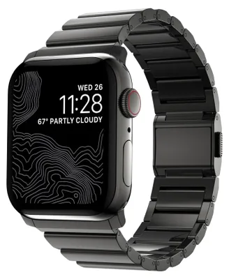 Image de Nomad Steel Bracelet 45/46/49 mm – Construction en acier inoxydable 316L – Fermoir magnétique sécurisé – Résistant aux rayures DLC - Gris
