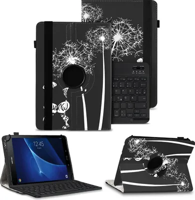 Produktbild von Schutzhülle Samsung Galaxy Tab A6 10.1 2016 Hülle Tablet Tasche QWERTZ TastaturFarben:Motiv 12
