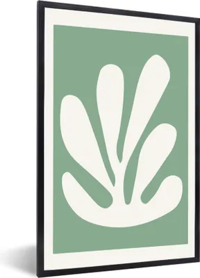 Produktbild von MuchoWow® Gerahmtes Poster Matisse - Grün - Alte Meister 60x90 cm - Poster mit Schwarzem Bilderrahmen Wandposter Rahmen Foto Bilder - Kunst