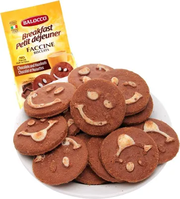 Produktbild von Balocco faccine kekse mit Schokolade & Haselnüss 700g biscuits cookies