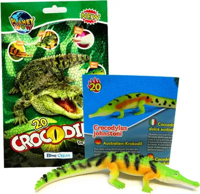 Produktbild von Blue Ocean Crocodiles Sammelfiguren 2025 - Planet Wow - Figur 20. Australien-Krokodil