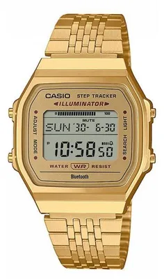 Produktbild von CASIO Smartwatch, Bluetooth Smart, Schrittzähler, 38 mm, Goldfarben