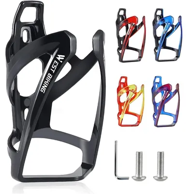 Produktbild von Fahrrad Flaschenhalter Getränkehalter Schwarz Leicht Unzerbrechlich 0,5-1,1 L