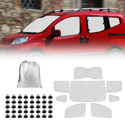 Image de Pare-soleil pour pare-brise - Remplacement pour Fiat Fiorino/Qubo/Peugeot Bipper/Citroen Nemo III