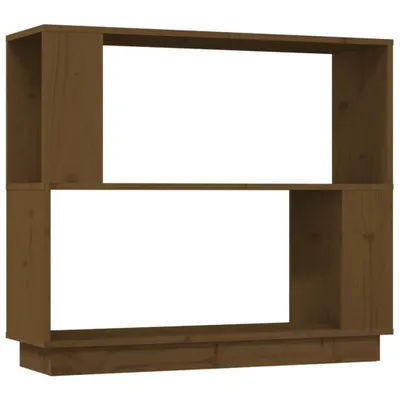 Produktbild von Bücherregal/Raumteiler Honigbraun 80x25x70 cm Massivholz