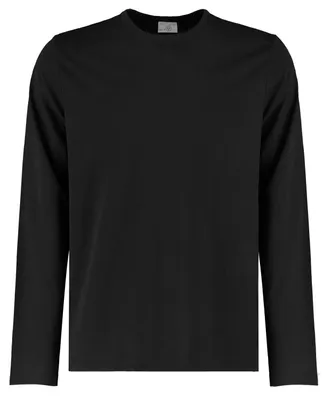Obrázok produktu pre Kustom Kit – Tričko „Fashion Fit“ Superprádlo 60 °C pre mužov s dlhým rukávom LT5262 (3XL) (čierne)