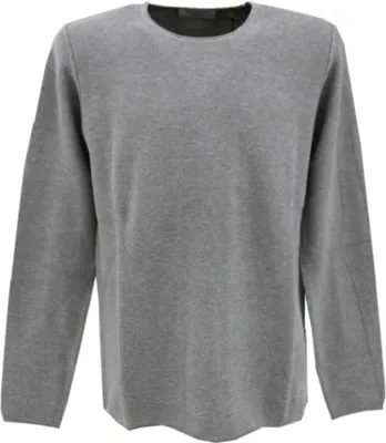 Produktbild von 33228 Lerros, New in Town,  Herren Crew Neck Rundhals Pullover Pulli, feiner Jaquardstrick, hellgrau, M