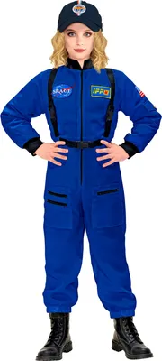 Produktbild von Astronaut Overall blau Kinder 128cm