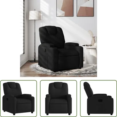 Obrázek produktu pro The Living Store lehátko černá látka