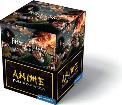 Produktbild von Clementoni 35138 - 500 Teile Puzzle - Premium Animé-Collection Geschenk-Box - Attack on Titan