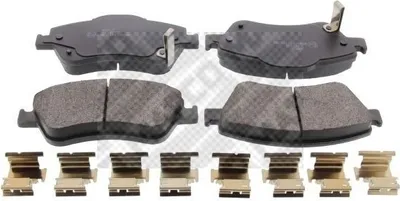 Produktbild von MAPCO Bremsbeläge Satz Vorne für TOYOTA AURIS (NRE15, ZZE15, ADE15, ZRE15, NDE15) 6662