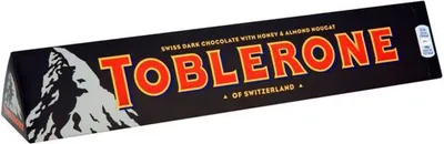 Produktbild von Toblerone Dark dunkler Schokolade mit Honig Mandel Nougat 360g