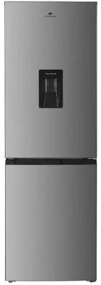 Produktbild von CONTINENTAL EDISON 251 l Bottom-Freezer-Kühlschrank, Total No Frost, Inox, Wasserspender, 2 Türen, elektronisches Thermostat, 4-Sterne-Fach