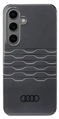 Produktbild von Audi IML Geometric Pattern Case S24 S921 schwarz hardcase AU-IMLS24-A6/D3-BK Schutzhülle