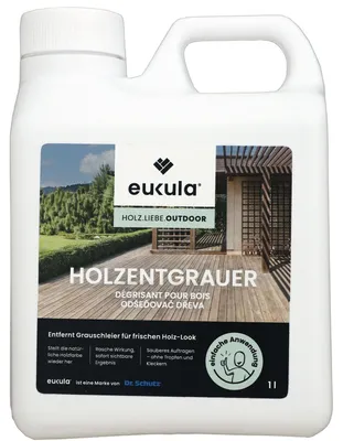 Produktbild von Dr. Schutz Eukula 1 Liter Holzentgrauer farblos