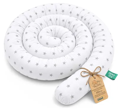 Image de Totsy Baby XXL : serpentin de lit, coussin de lit, coussin d'allaitement, rouleau de lit, protection de lit
