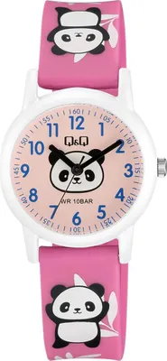 Produktbild von Q&Q Kinderuhr mit Silikonarmband, 10 Bar wasserdicht