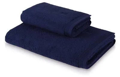 Produktbild von MÖVE 017258775-030030-596, Blau, Baumwolle, Einfarbig, Maschinenwäsche, 60 °C, Hängeschlaufe