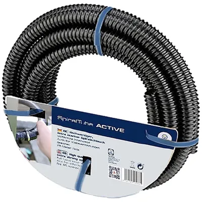 Produktbild von Fiap SpiralTube Active 20, 25 m, Schwarz, Nur der Schlauch, PVC, 60 °C, 2 cm